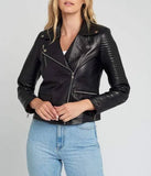 Womens Motorcycle Leather Jacket