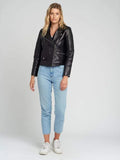 Womens Motorcycle Leather Jacket