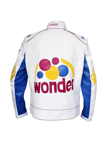 Women Sports Biker Racing Ricky Bobby Wonder Classic Leather Jacket