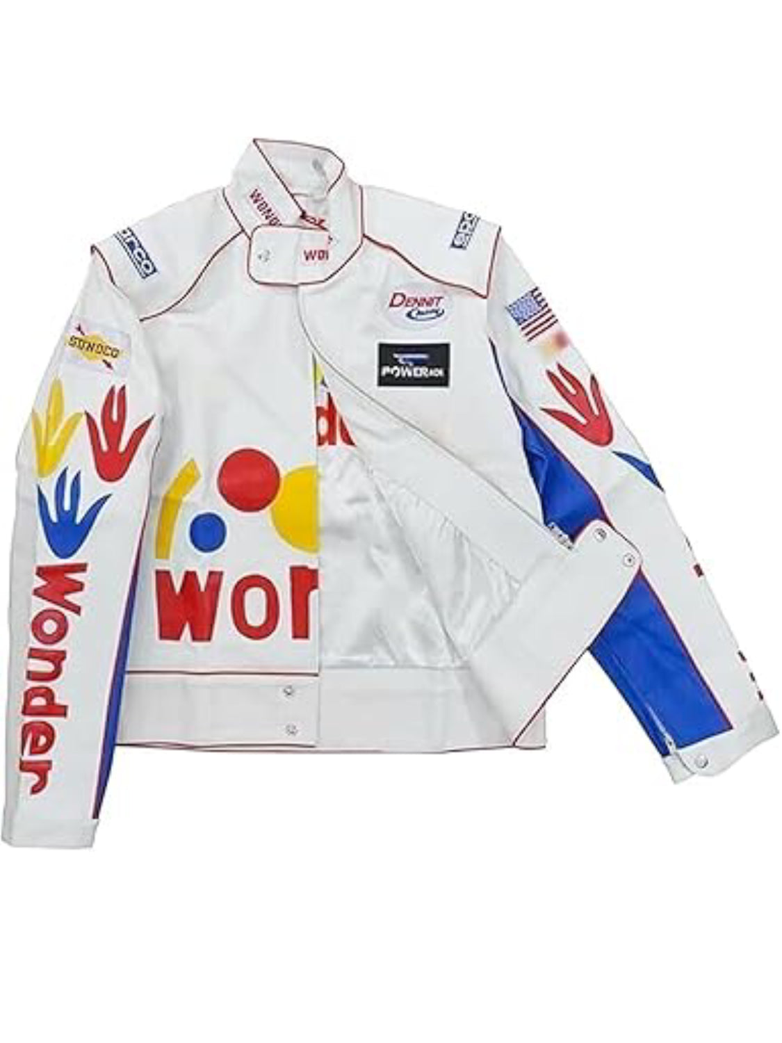 Women Sports Biker Racing Ricky Bobby Wonder Classic Leather Jacket