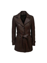 Women's Genuine Leather Sheepskin Coat