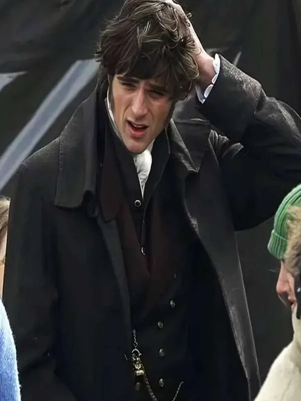 Wuthering Heights Jacob Elordi Wool Black Coat