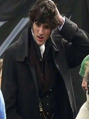 Wuthering Heights Jacob Elordi Wool Black Coat