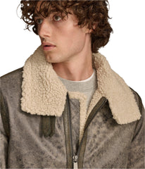 Xander Aviator Shearling Leather Jacket