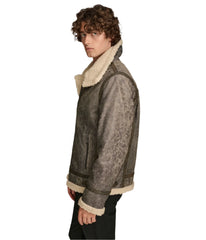Xander Aviator Shearling Leather Jacket