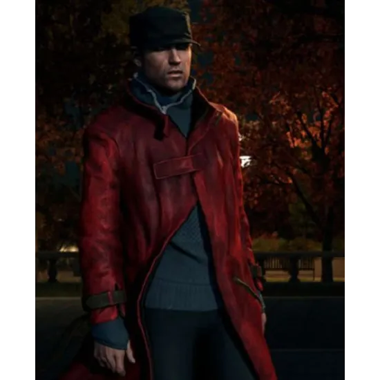 AIDEN PEARCE WATCH DOGS RED COAT