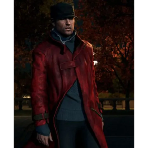 AIDEN PEARCE WATCH DOGS RED COAT