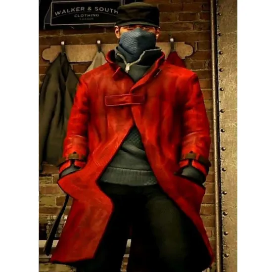 AIDEN PEARCE WATCH DOGS RED COAT