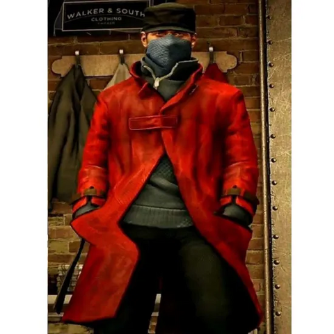 AIDEN PEARCE WATCH DOGS RED COAT