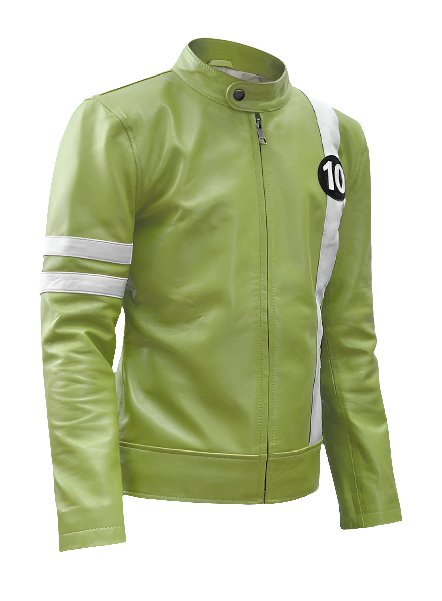 Ben 10 Anime Leather Jacket