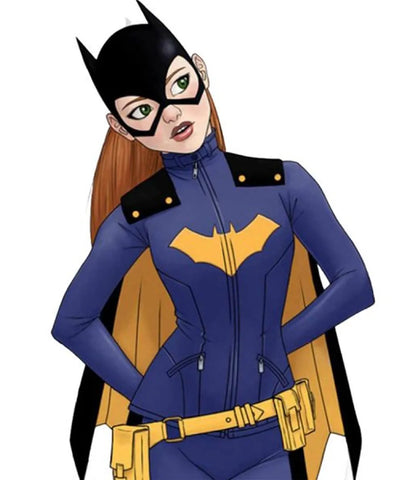 Batgirl Blue Leather Jacket