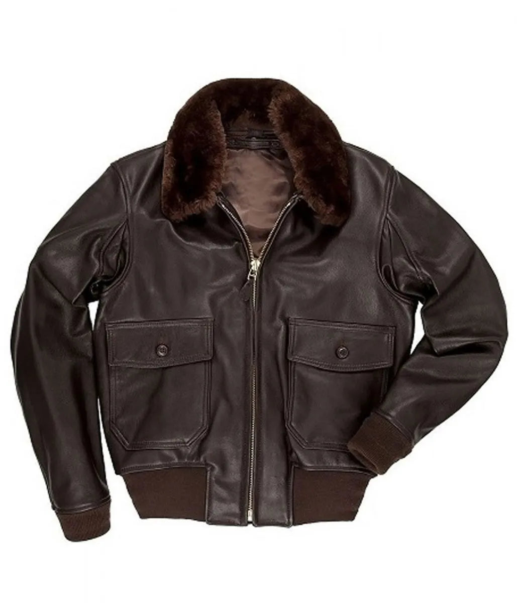 Jon Hamm Top Gun Maverick Flight A2 Leather Jacket