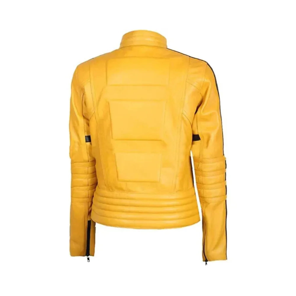 The Bride | Kill Bill Women Biker Leather Jacket