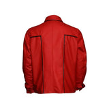 Elvis Presley Rockstar Red Leather Jacket