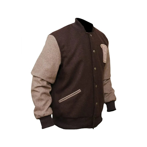 Hotline Miami Flight Letterman Payday 2 Brown Appealing Varsity Jacket