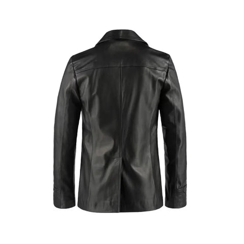 Life On Mars John Sim Blazer Jacket, Sam Tyler Black Leather Jacket