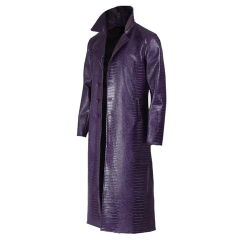 Joker Suicide Squad Coat | Jared Leto Purple Faux Leather Coat