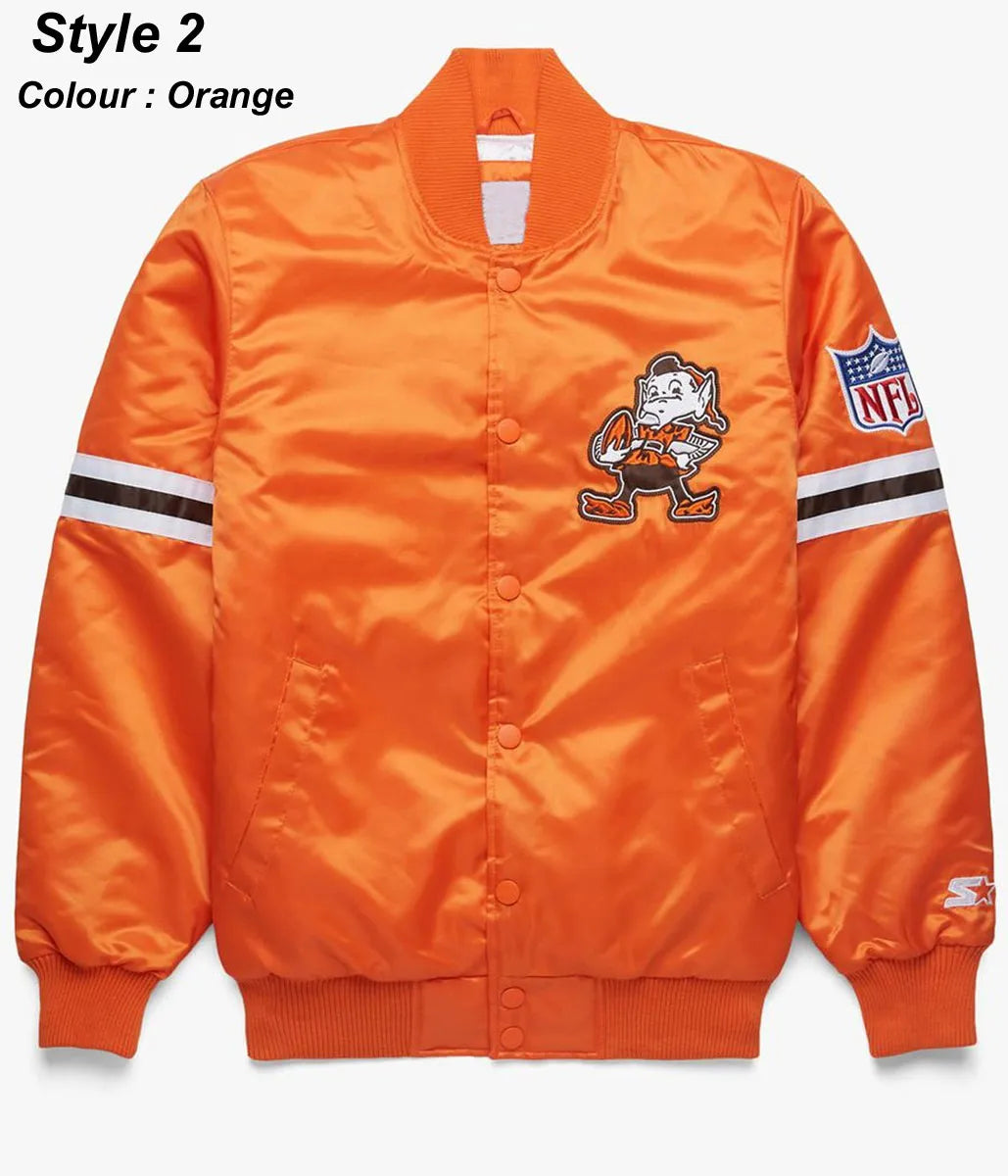 Starter NFL Browns Satin Jacket