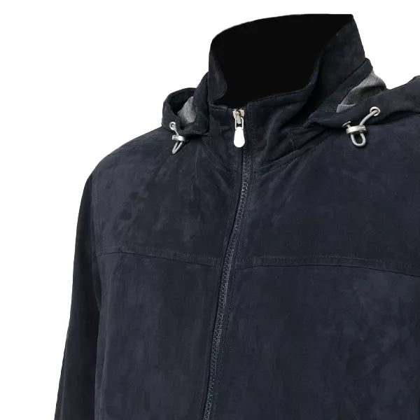 navy suede jacket