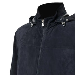 navy suede jacket