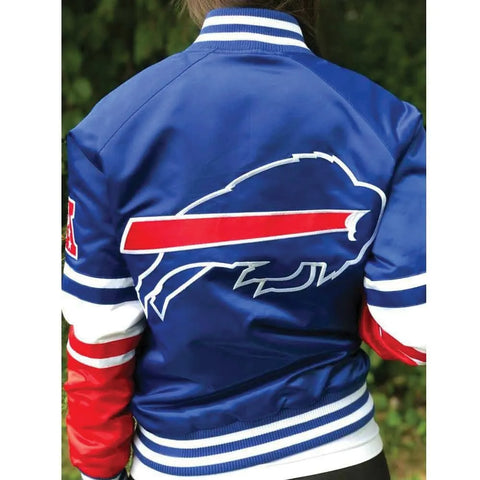 NFL Buffalo Bills Red and Royal Blue Jacket