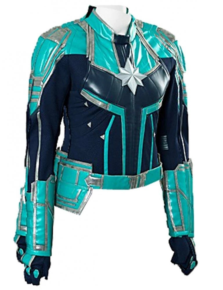 Brie Larson Captain Marvel Leather Jacket