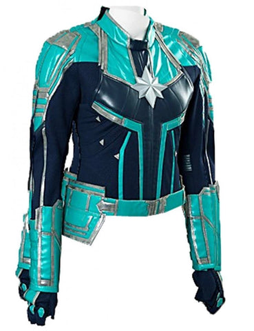 Brie Larson Captain Marvel Leather Jacket