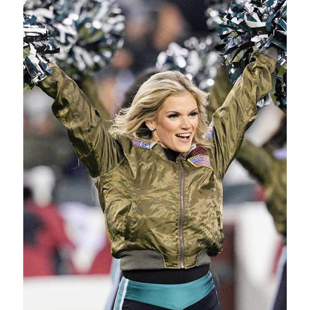 Top Gun Philadelphia Eagles Cheerleaders Jacket