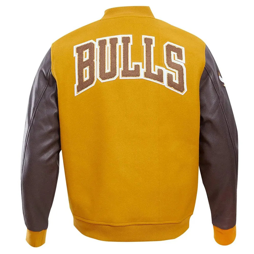 Classic Bulls Varsity Wool/Leather Jacket