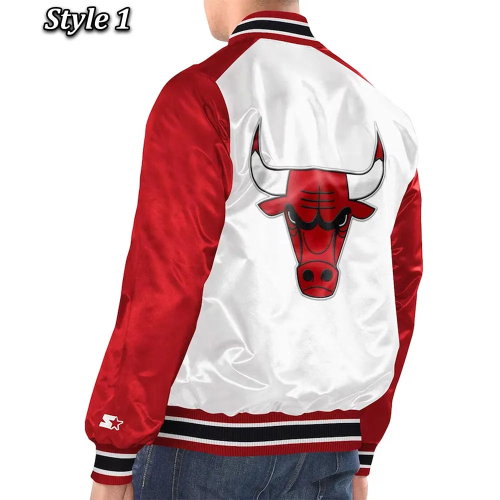 Chicago Bulls Renegade Varsity Satin Jacket