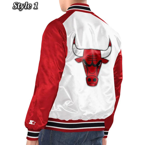 Chicago Bulls Renegade Varsity Satin Jacket