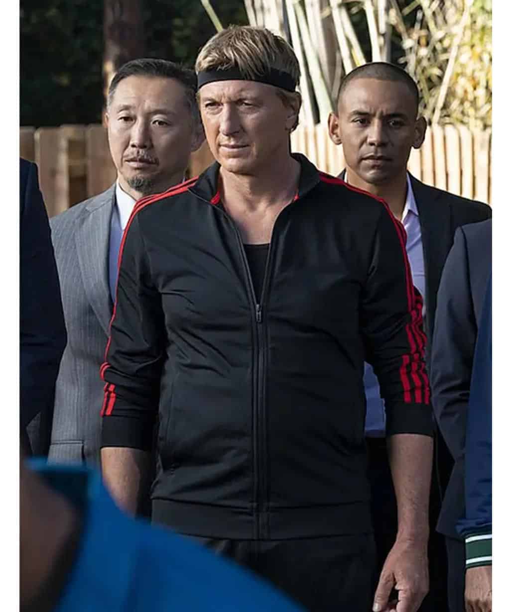 Cobra Kai Johnny Lawrence Season 5 Black Track Jacket