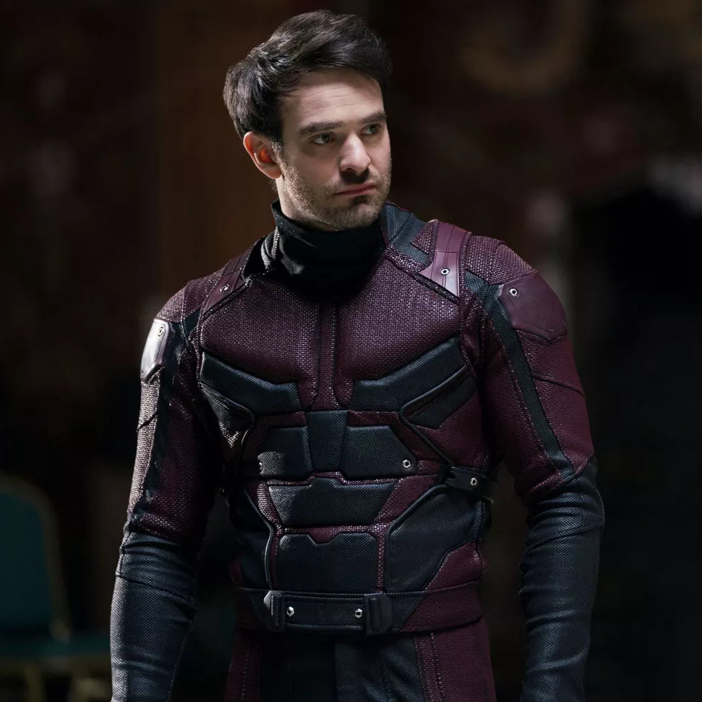 Marvels Dare Davil Charlie Cox Leather Jacket