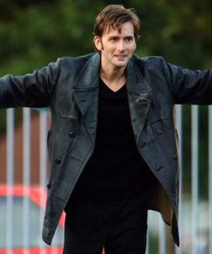 David Tennant Doctor Who Leather Coat