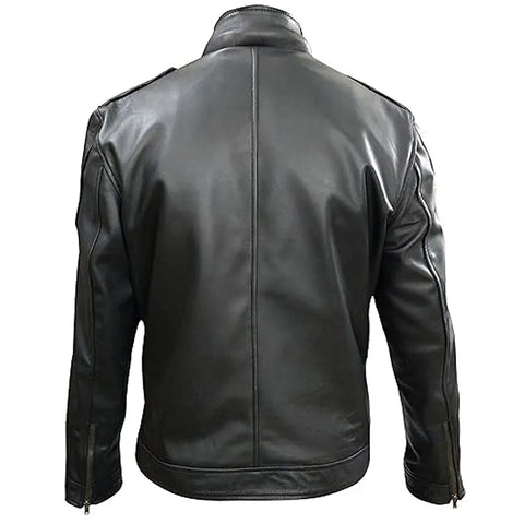 Dean Ambrose Black Leather Jacket