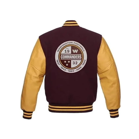 Men's Varsity Letterman Jacket | Washington Commanders Jacket