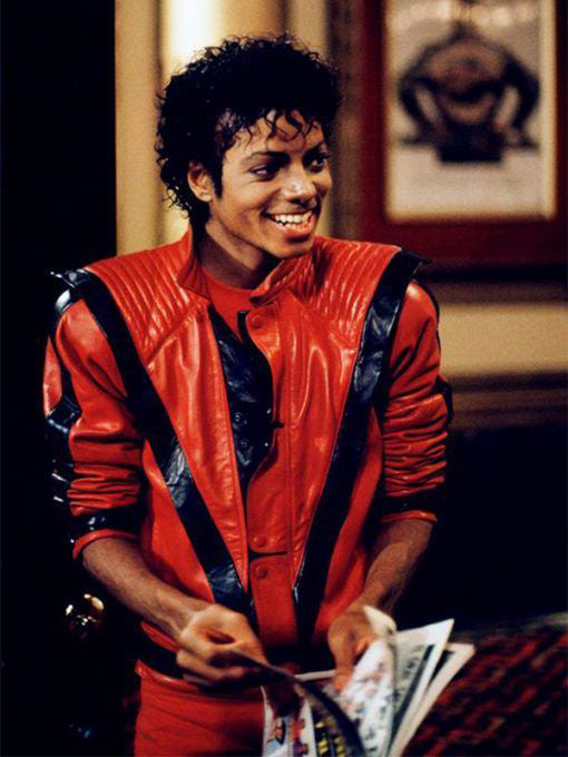 Michael Jackson Thriller Red Leather Jacket