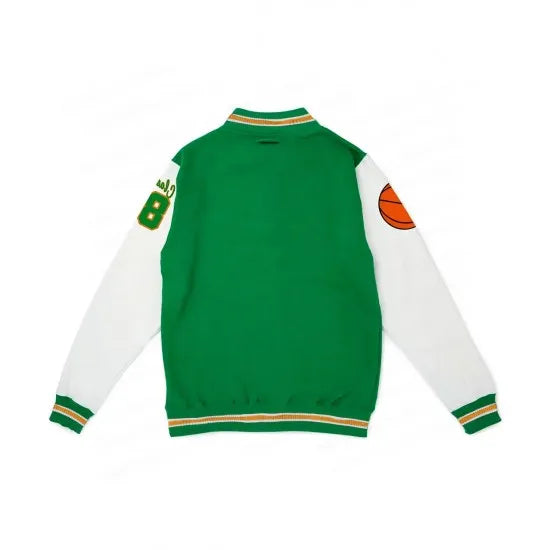 Stranger Things S04 Eddie Munson Green Letterman Jacket