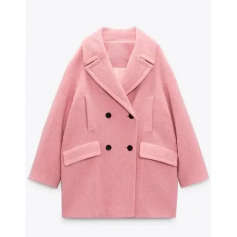 Wednesday Enid Sinclair Pink Coat