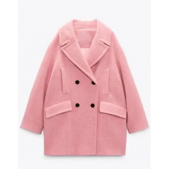 Wednesday Enid Sinclair Pink Coat