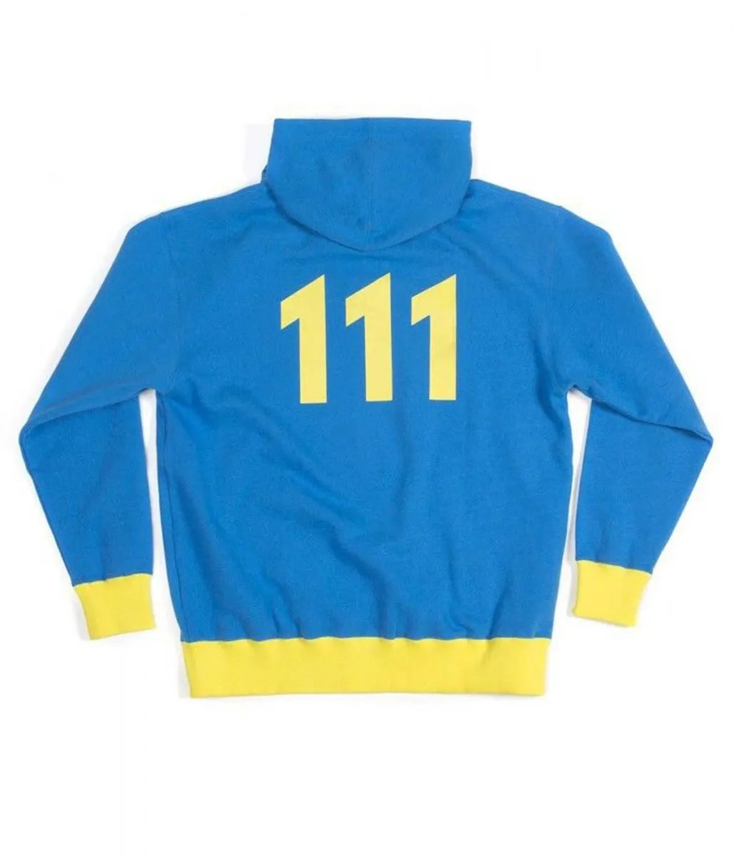 Vault 111 Fallout 4 Blue Hoodie