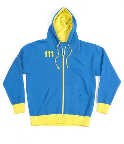 Vault 111 Fallout 4 Blue Hoodie