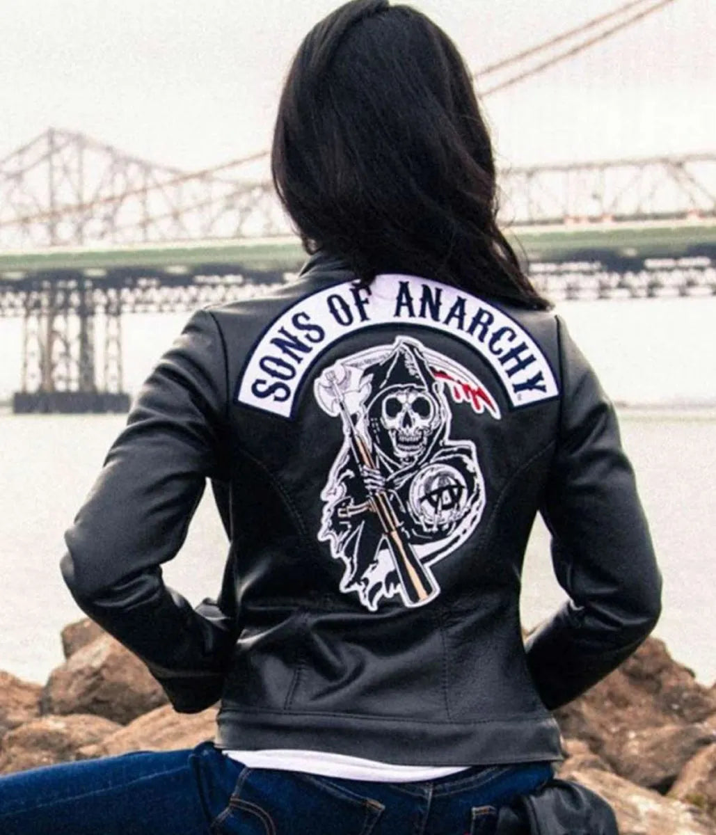 Sons of Anarchy Katey Sagal Motorcycle Jacket
