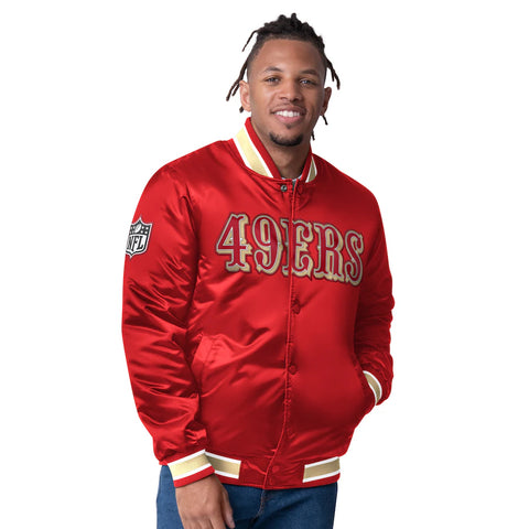 49ers Starter Jacket | San Francisco 49ers Golden Satin Jacket