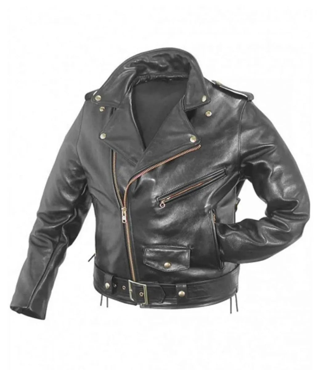 WWE Triple H Biker Leather Jacket