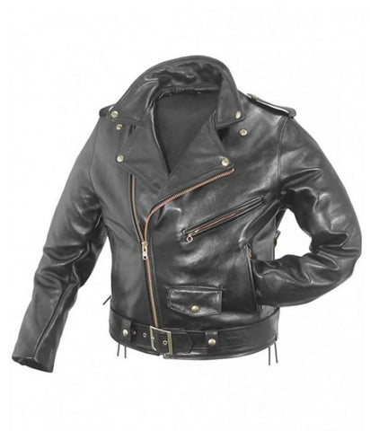 WWE Triple H Biker Leather Jacket Rated 4.67 out of 5 based on 3 customer ratings