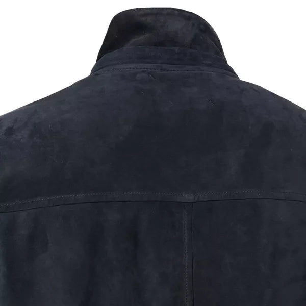 navy suede jacket