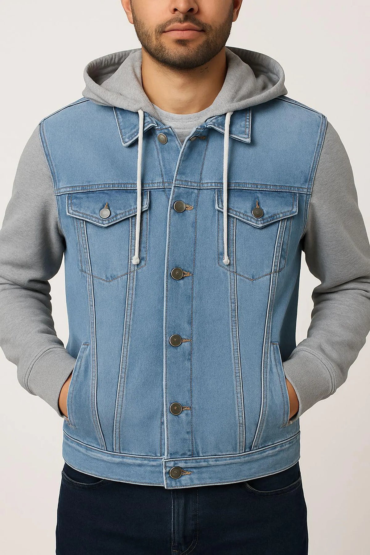 Halloween Labubu Doll Denim Jacket