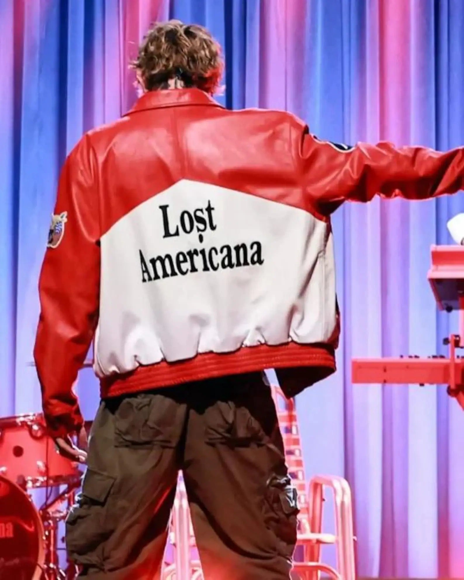 The Tonight Show MGK Lost Americana Red Jacket