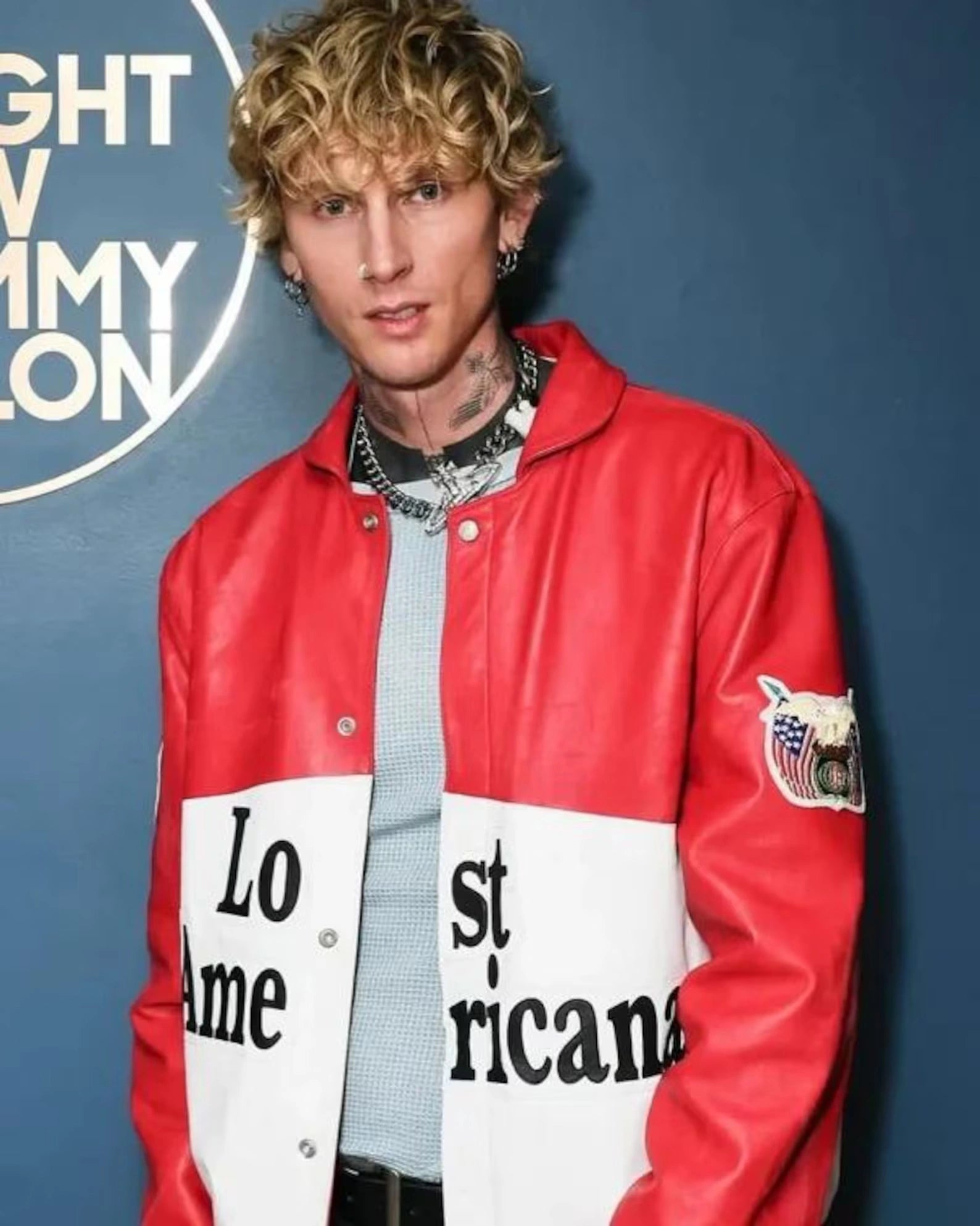 The Tonight Show MGK Lost Americana Red Jacket
